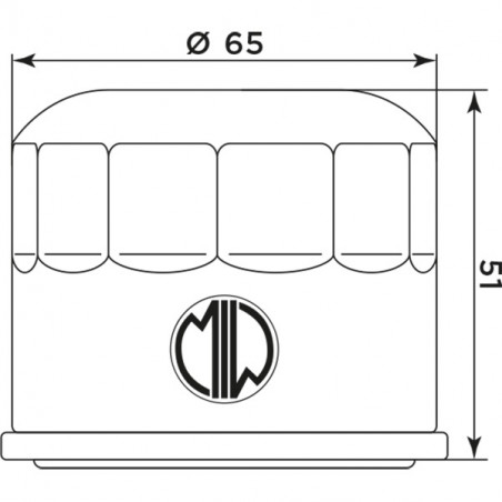 Filtro olio bmw g 310 r - g 310 gs rif. miw: b9125