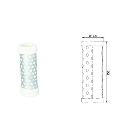 Filtro olio miw royal enfield 350/500 carburetor