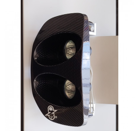 Maschera carbon c/faro alog...