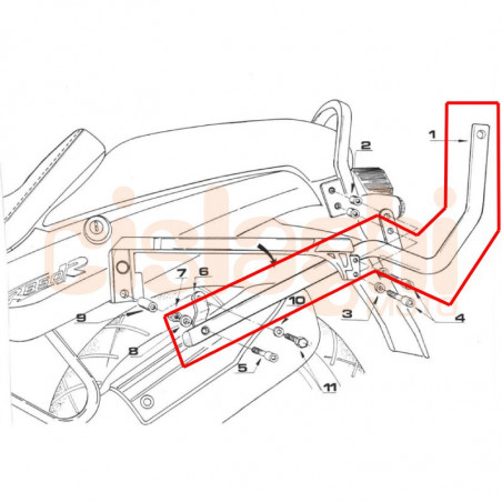 Attacco per bauletti Monokey/Monolock | BMW R