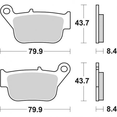 Pastiglia Freno Scooter HF | Organica Ceramica