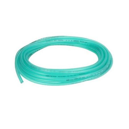 Fuel pipe - transparent green - 4 x 7 - pack 10 me
