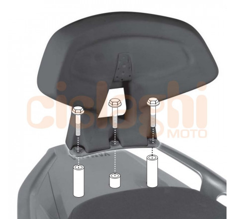 Schienalino passeggero | Yamaha TMax