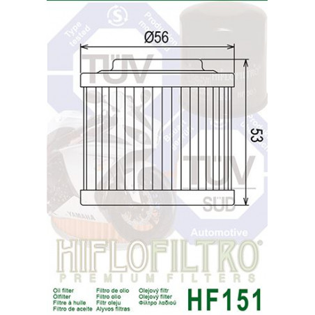 filtro hiflo olio per aprilia pegaso 650 ie bmw f6