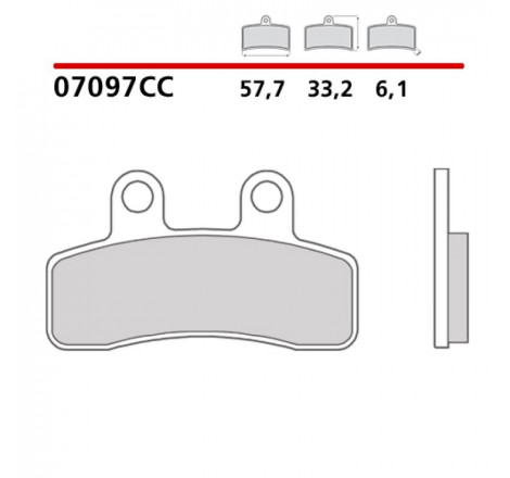 Pastiglia freno Scooter CC...