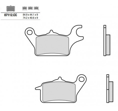 Pastiglia freno Scooter CC...