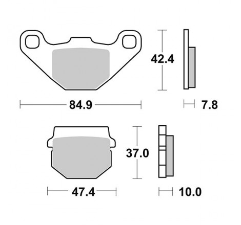 656102HM_sgr.jpg Set pastiglie freno sbs 102hm