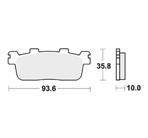 656195HM_sgr.jpg Set pastiglie freno sbs 195hm