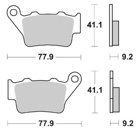 6566753_01_sgr.jpg Set pastiglie freno sbs 675rsi