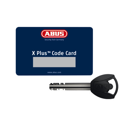 58241_codecard_x-plus_schluessel_1_abus.jpg Catena Black Loop + Granit XS giallo | 120 cm