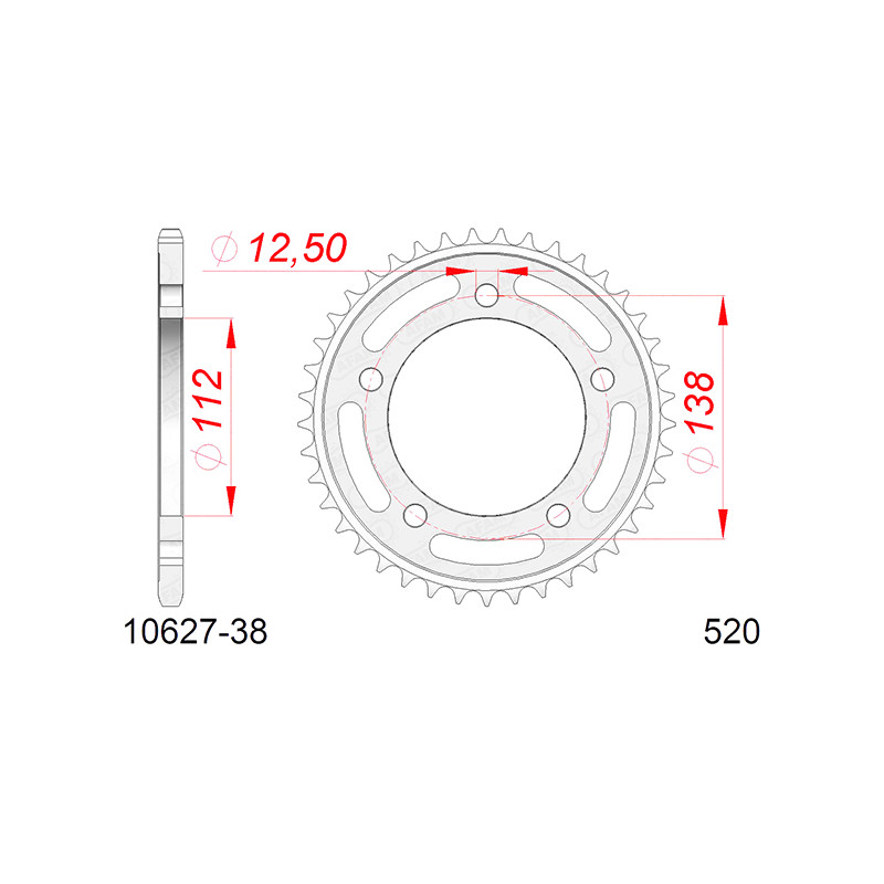 541050938A_sgr.jpg Corona afam in acciaio p520 - z38 (dis.10509)