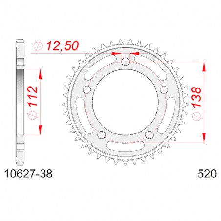 541050938A_sgr.jpg Corona afam in acciaio p520 - z38 (dis.10509)