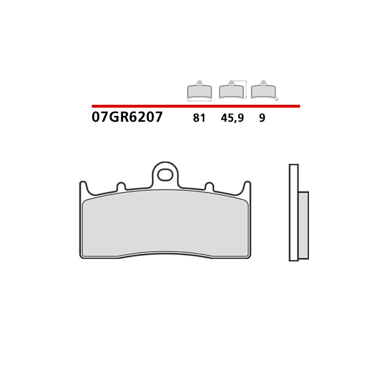 07GR6207_brembo.jpg Pastiglie brembo genuine 07gr6207