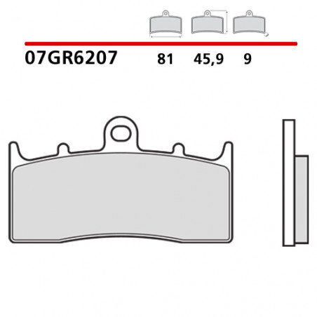 07GR6207_brembo.jpg Pastiglie brembo genuine 07gr6207