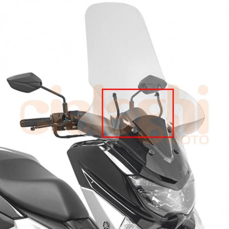 Attacchi per parabrezza 2123DTK | Yamaha N-Max