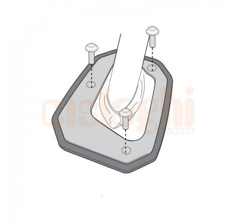 Piastra per estensione cavalletto | BMW R1200 GS