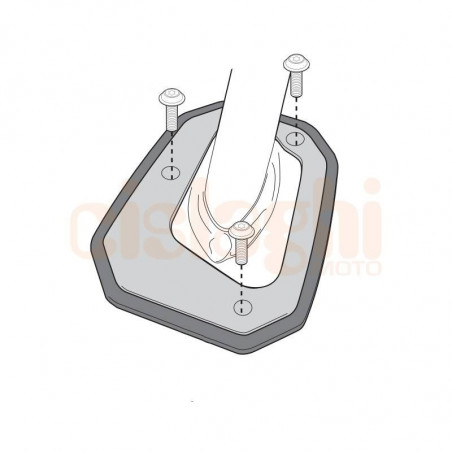 Piastra per estensione cavalletto | BMW R1200 GS