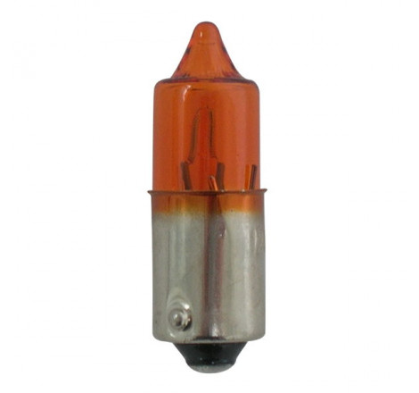 lampada micro 12v-23w ba9s arancio (c10)