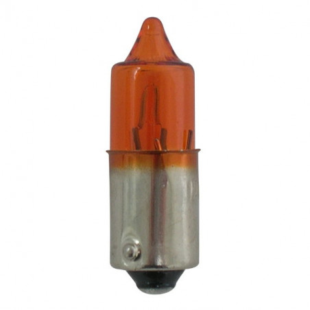 lampada micro 12v-23w ba9s arancio (c10)