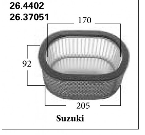 filtro aria suzuki gsxr 600-750