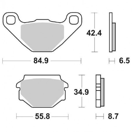 Pastiglia Freno Scooter HF | Organica Ceramica