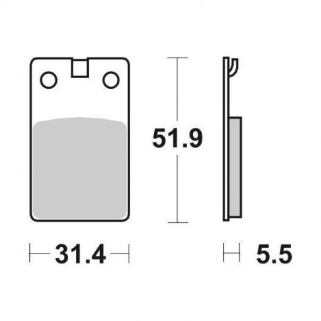 Pastiglia Freno Scooter HF | Organica Ceramica