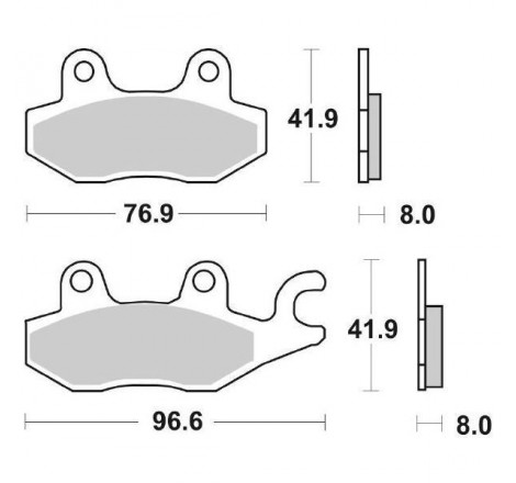 Pastiglia Freno Scooter MS | Sinterizzata