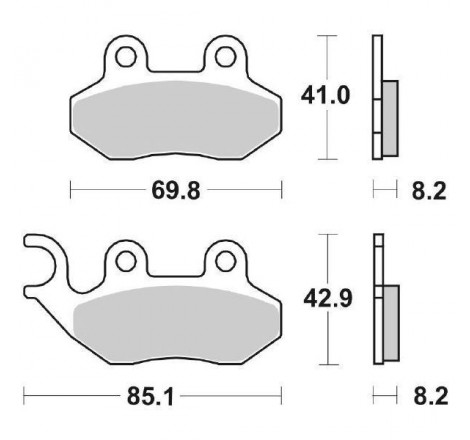 Pastiglia Freno Scooter HF | Organica Ceramica