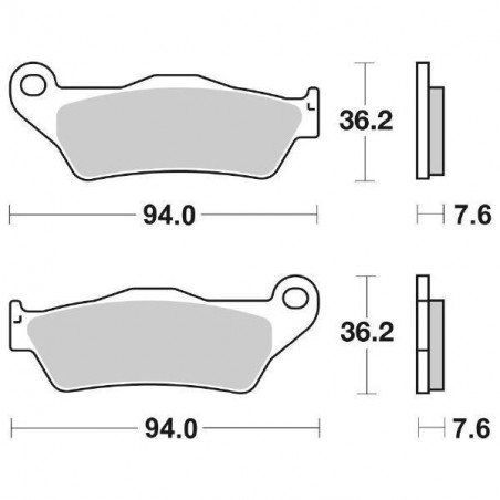 Pastiglia Freno Scooter HF | Organica Ceramica