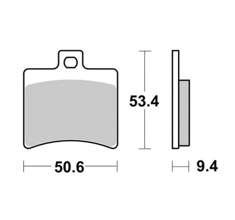 Pastiglia freno scooter HM...