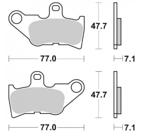 Pastiglia Freno Scooter HF | Organica Ceramica