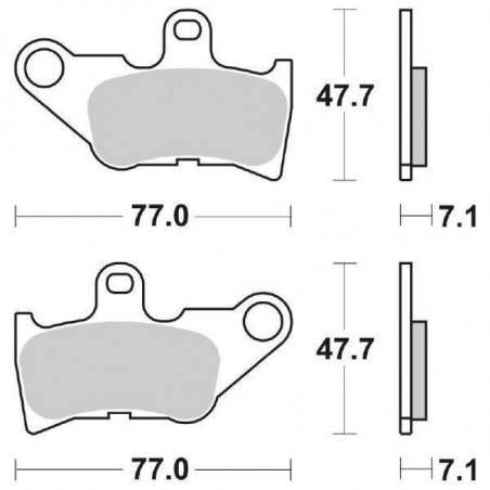 Pastiglia Freno Scooter HF | Organica Ceramica