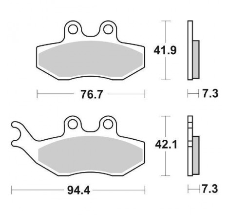 Pastiglia Freno Scooter HF | Organica Ceramica