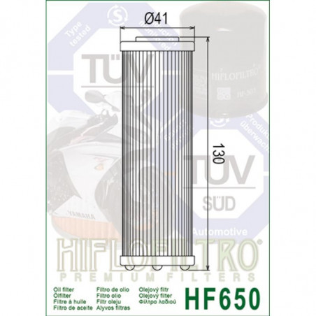 Filtro Olio HF650