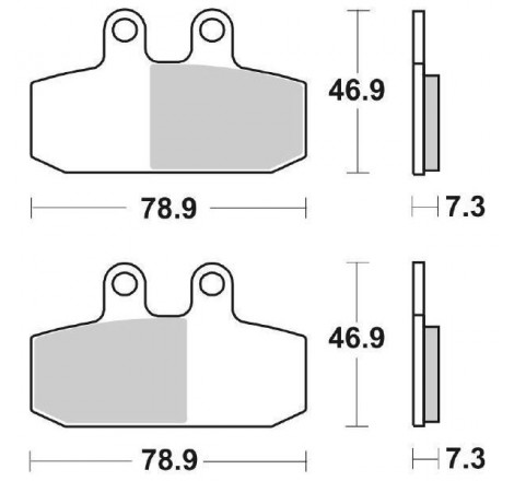 Pastiglia Freno Scooter HF | Organica Ceramic Standard