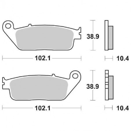 Pastiglia Freno Scooter MS | Sinterizzata