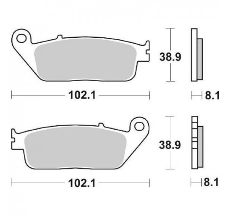 Pastiglia Freno Scooter HF | Organica Ceramica