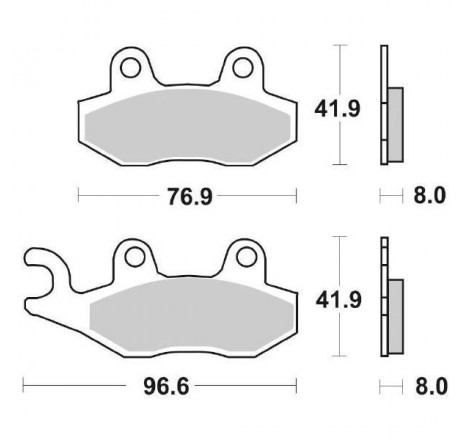 Pastiglia Freno Scooter MS...