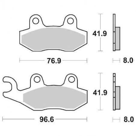 Pastiglia Freno Scooter MS | Sinterizzata