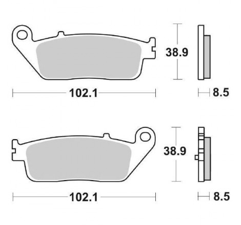 Pastiglia Freno Scooter HF | Organica Ceramica