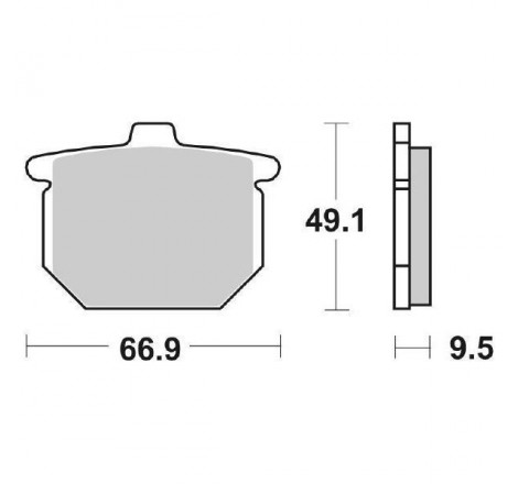 Pastiglia Freno Road HF | Ceramic Standard