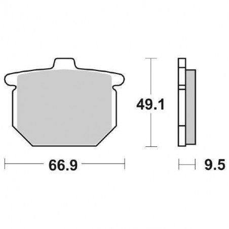 Pastiglia Freno Road HF | Ceramic Standard