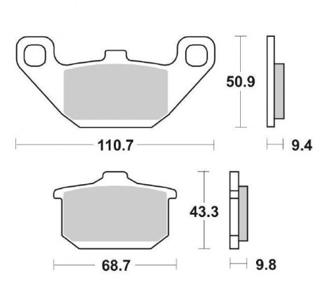 Pastiglia Freno Road HF | Ceramic Standard