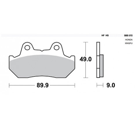 Pastiglia Freno Road HF | Ceramic Standard