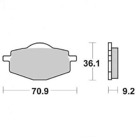 Pastiglia Freno Road HF | Ceramic Standard