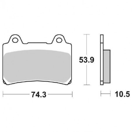 Pastiglia Freno Road HF | Ceramic Standard