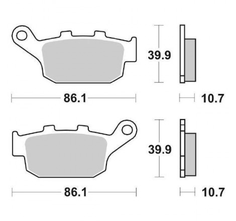 Pastiglia Freno Road HF | Ceramic Standard