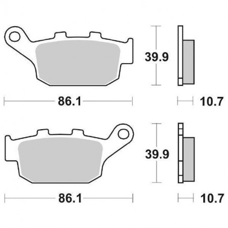 Pastiglia Freno Road HF | Ceramic Standard