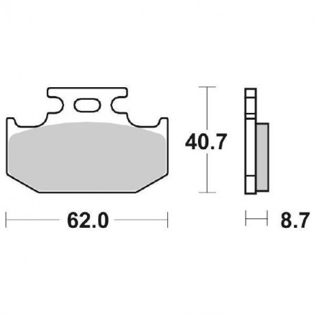 Pastiglia Freno Road HF | Ceramic Standard