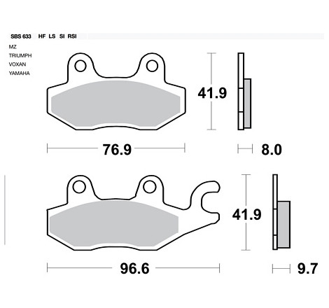 Pastiglia Freno Road HF | Ceramic Standard